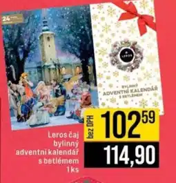 Jip Leros čaj bylinný adventní kalendář s betlémem nabídka
