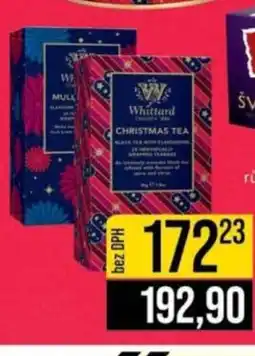 Jip Whittard čaj nabídka