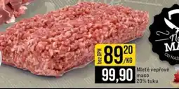 Jip Mleté vepřové maso 20% tuku nabídka
