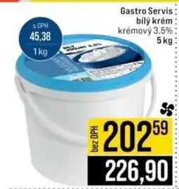 Jip Gastro Servis bílý krém nabídka