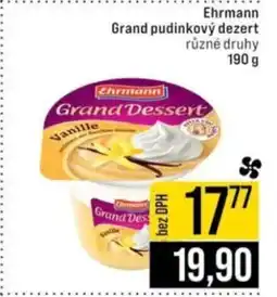 Jip Ehrmann Grand pudinkový dezert nabídka