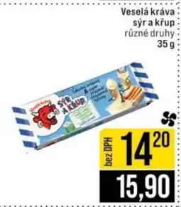 Jip Veselá kráva sýr a křup nabídka