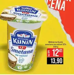Jip Mlékárna Kunín smetana na vaření 12% nabídka