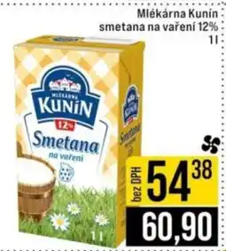 Jip Mlékárna Kunín smetana na vaření 12% nabídka