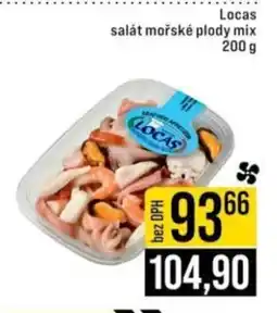 Jip Locas salát mořské plody mix nabídka
