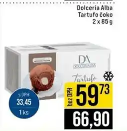 Jip Dolceria Alba Tartufo čoko nabídka