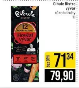 Jip Cibule Bistro vývar nabídka