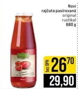 Jip Novi rajčata pasírovaná nabídka