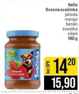 Jip HELLO Ovocná svačinka nabídka