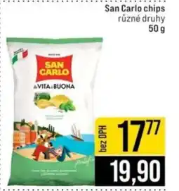 Jip San Carlo chips nabídka