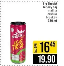 Jip Big Shock! ledový čaj nabídka