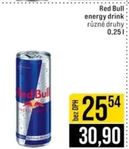Jip Red Bull energy drink nabídka