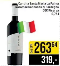 Jip Cantina Santa Maria La Palma Naramae Cannonau di Sardegna DOC Riserva nabídka