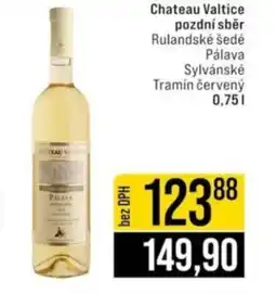 Jip Chateau Valtice pozdní sběr nabídka