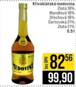 Jip Křivoklátská medovina nabídka