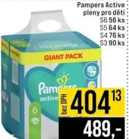 Jip Pampers Active pleny pro děti nabídka