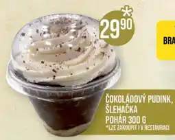 Jip Čokoládový pudink, šlehačka pohár nabídka