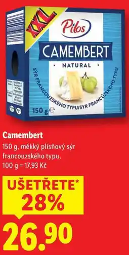 Lidl Camembert, 150 g nabídka