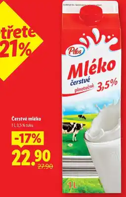 Lidl Čerstvé mléko, 1 l nabídka