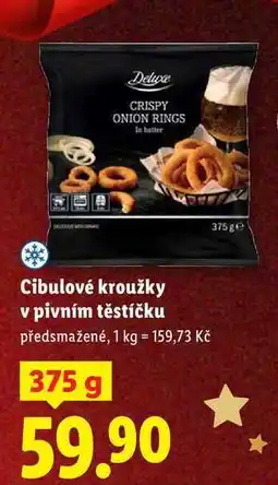 Lidl Cibulové kroužky v pivním těstíčku, 375 g nabídka
