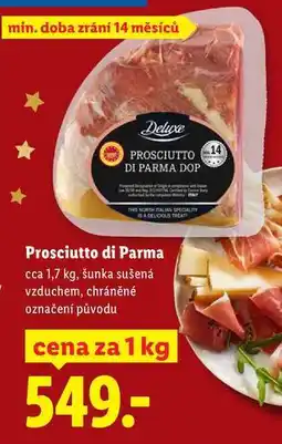 Lidl Prosciutto di Parma, cena za 1 kg nabídka