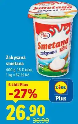 Lidl Zakysaná smetana, 400 g nabídka