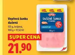 Lidl Vepřová šunka dušená, 125 g nabídka