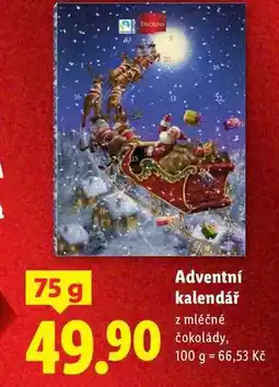 Lidl Adventní kalendář nabídka