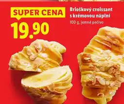 Lidl Brioškový croissant s krémovou náplní, 100 g nabídka