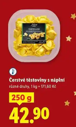 Lidl Čerstvé těstoviny s náplní, 250 g nabídka