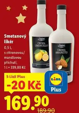 Lidl Smetanový likér, 0,5 l nabídka