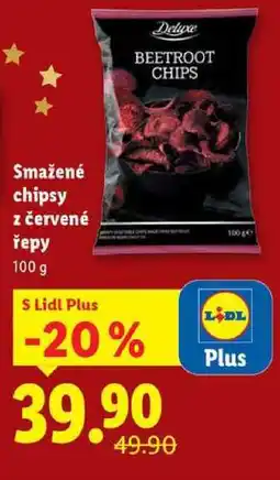 Lidl Smažené chipsy z červené řepy, 100 g nabídka