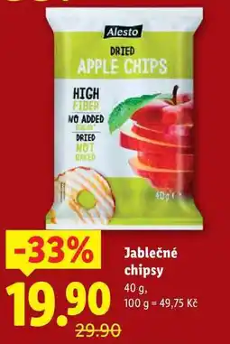 Lidl Jablečné chipsy, 40 g nabídka