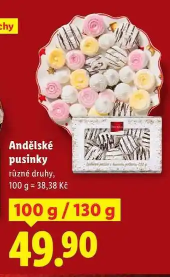 Lidl Andělské pusinky, 100 g/130 g nabídka