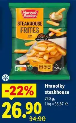 Lidl Hranolky steakhouse, 750 g nabídka