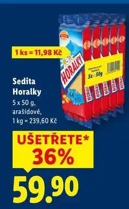 Lidl Sedita Horalky, 5x 50 g nabídka