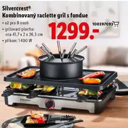Lidl Silvercrest Kombinovaný raclette gril s fondue nabídka