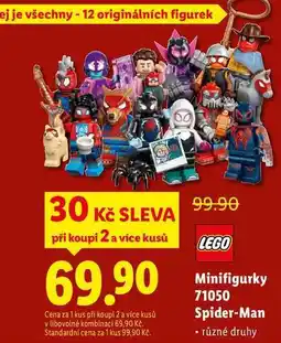 Lidl Minifigurky 71050 Spider-Man nabídka