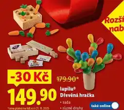 Lidl lupilu Dřevěná hračka nabídka