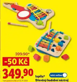 Lidl lupilu Dřevěný hudební nástroj nabídka