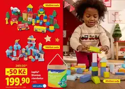 Lidl lupilu Dřevěná stavebnice nabídka