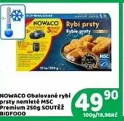 Brněnka Nowaco obalované rybí prsty nemleté msc premium soutěž nabídka