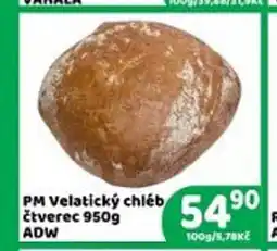 Brněnka PM Velatický chléb čtverec ADW nabídka