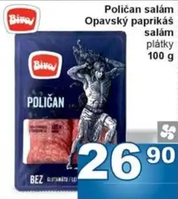 Jip Poličan salám Opavský paprikáš salám plátky nabídka