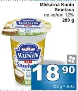 Jip Mlékárna Kunín Smetana na vaření 12% nabídka