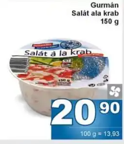 Jip Gurmán Salát ala krab nabídka