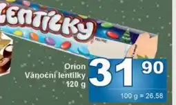 Jip Orion Vánoční lentilky nabídka
