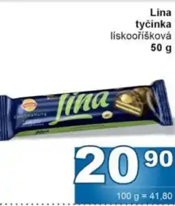 Jip Lina tyčinka lískooříšková nabídka