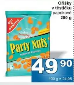 Jip Oříšky v těstíčku paprikové nabídka