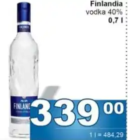 Jip Finlandia vodka 40% nabídka